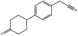 4-(4-Oxocyclohexyl)benzeneacetonitrile Structure
