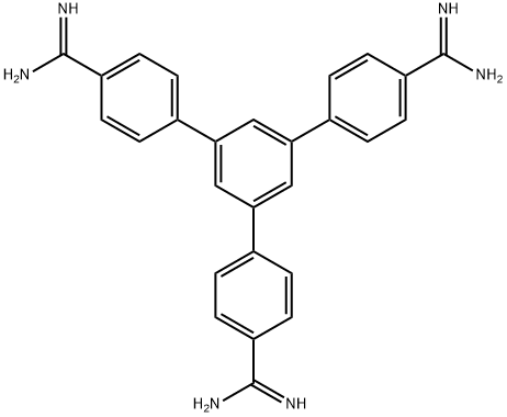 [1,1':3',1''-Terphenyl]-4,4''-dicarboximidamide, 5'-[4-(aminoiminomethyl)phenyl]- (9CI) Structure