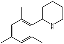 2-(2,4,6-trimethylphenyl)piperidine Structure