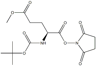 1-(2,5-Dioxo-1-pyrrolidinyl) 5-Methyl (S)-2-(Boc-amino)pentanedioate Structure