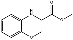 methyl 2-[(2-methoxyphenyl)amino]acetate Structure