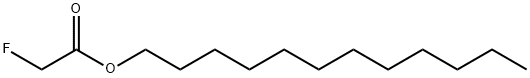 Acetic acid, 2-fluoro-, dodecyl ester 구조식 이미지