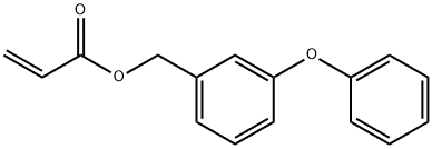2-프로펜산 (3-페녹시페닐)메틸 구조식 이미지