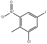 1-chloro-5-iodo-2-methyl-3-nitrobenzene Structure