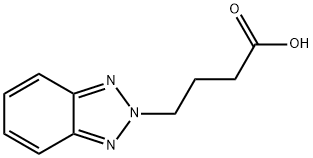 4-(2H-benzo[d][1,2,3]triazol-2-yl)butanoic acid 구조식 이미지