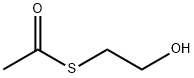 Ethanethioic acid, S-(2-hydroxyethyl) ester 구조식 이미지