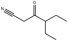 4-ethyl-3-oxohexanenitrile 구조식 이미지