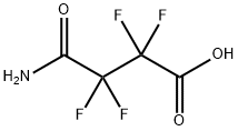 Butanoic acid, 4-amino-2,2,3,3-tetrafluoro-4-oxo- Structure