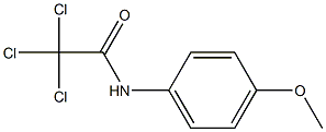 2,2,2-trichloro-N-(4-methoxyphenyl)acetamide Structure