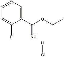 ethyl 2-fluorobenzene-1-carboximidate hydrochloride Structure