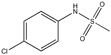 N-(4-chlorophenyl)methanesulfonamide 구조식 이미지