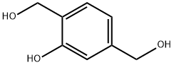 1,4-Benzenedimethanol, 2-hydroxy- Structure