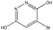 4-Bromopyridazine-3,6-diol Structure