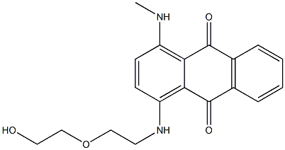 9,10-Anthracenedione, 1-[[2-(2-hydroxyethoxy)ethyl]amino]-4-(methylamino)- Structure