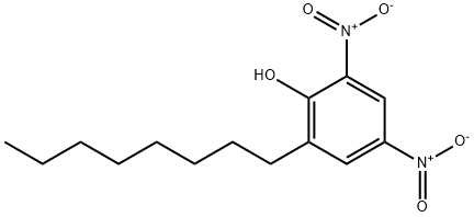 Phenol, 2,4-dinitro-6-octyl- Structure