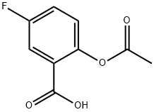 Benzoic acid, 2-(acetyloxy)-5-fluoro- Structure