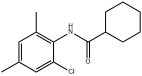 N-(2-chloro-4,6-dimethylphenyl)cyclohexanecarboxamide 구조식 이미지