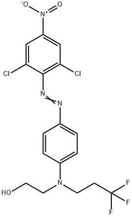 Ethanol, 2-[[4-[2-(2,6-dichloro-4-nitrophenyl)diazenyl]phenyl](3,3,3-trifluoropropyl)amino]- Structure