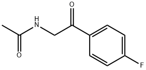 Acetamide, N-[2-(4-fluorophenyl)-2-oxoethyl]- 구조식 이미지