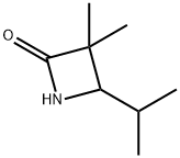 3,3-dimethyl-4-(propan-2-yl)azetidin-2-one Structure