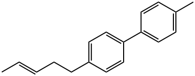 4-Methyl-4'-((E)-3-pentenyl)-1,1'-biphenyl Structure