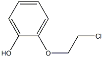 2-hydroxyphenyl 2-chloroethyl ether Structure