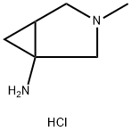 3-Azabicyclo[3.1.0]hexan-1-amine, 3-methyl-, dihydrochloride Structure