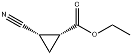 ethyl (1R,2S)-2-cyanocyclopropane-1-carboxylate Structure