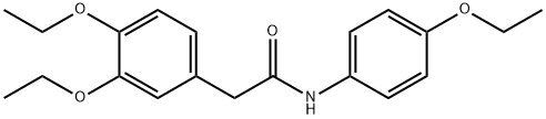 2-(3,4-diethoxyphenyl)-N-(4-ethoxyphenyl)acetamide Structure