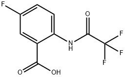 5-fluoro-2-(2,2,2-trifluoroacetamido)benzoic acid 구조식 이미지