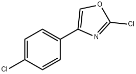 Oxazole, 2-chloro-4-(4-chlorophenyl)- Structure