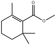 methyl 2,6,6-trimethyl-1-cyclohexene-1-carboxylate Structure