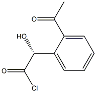 (R)-O-Acetylmandelic acid chloride Structure