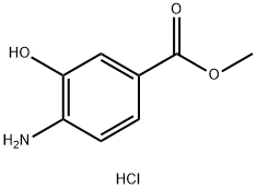 methyl 4-amino-3-hydroxybenzoate hydrochloride 구조식 이미지