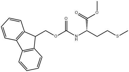 methyl (2S)-2-(9H-fluoren-9-ylmethoxycarbonylamino)-4-methylsulfanylbutanoate 구조식 이미지