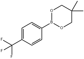 4-trifluoromethylbenzeneboronic acid neopentyl glycol ester Structure