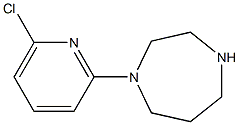 1-(6-Chloro-2-pyridinyl)-1,4-diazepane Structure