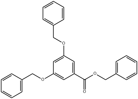 3,5-Bis(benzyloxy)benzoic acid benzyl ester 구조식 이미지
