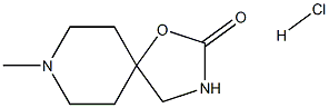 8-methyl-1-oxa-3,8-diazaspiro[4.5]decan-2-one hydrochloride Structure