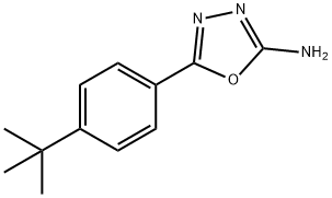 5-(4-tert-butylphenyl)-1,3,4-oxadiazol-2-amine Structure