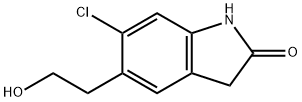 6-chloro-5-(2-hydroxyethyl)indolin-2-one 구조식 이미지