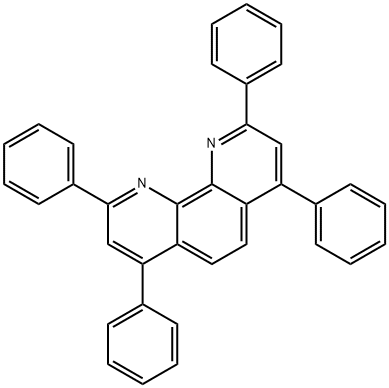 2,4,7,9-tetraphenyl-1,10-phenanthroline Structure