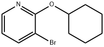 3-Bromo-2-(cyclohexyloxy)pyridine 구조식 이미지