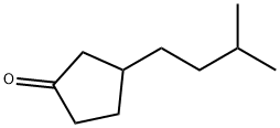 3-(3-methylbutyl)cyclopentan-1-one Structure