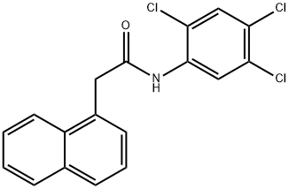 2-(1-naphthyl)-N-(2,4,5-trichlorophenyl)acetamide Structure