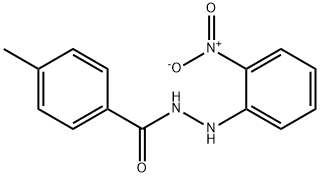 4-methyl-N'-(2-nitrophenyl)benzohydrazide Structure