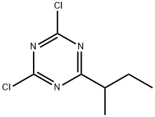 2,4-Dichloro-6-(sec-butyl)triazine 구조식 이미지