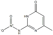 6-methyl-2-(nitroamino)-3,4-dihydropyrimidin-4-one Structure