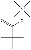 tetramethylazanium 2,2-dimethylpropanoate Structure