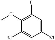 1,5-dichloro-3-fluoro-2-methoxybenzene Structure